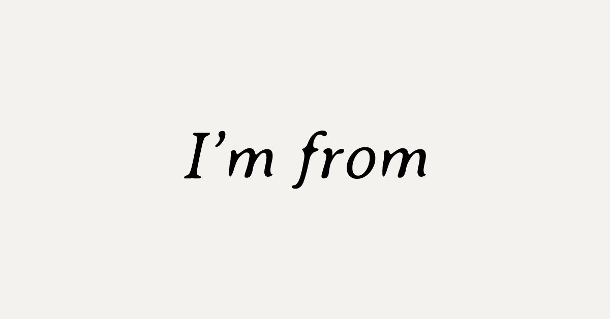 I'm From – im-from-store